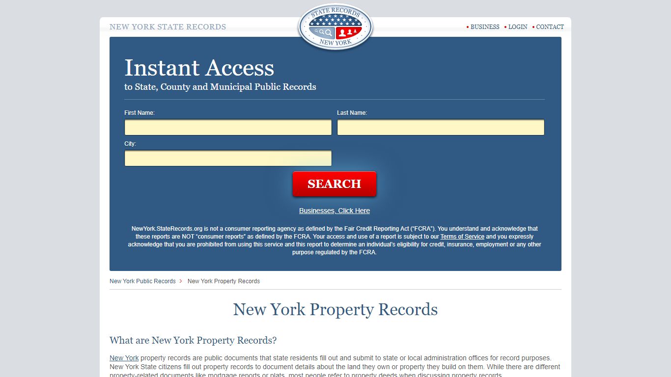 New York Property Records | StateRecords.org